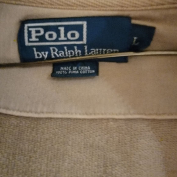 Polo by Ralph Lauren men's hoody cream L NWOT - Picture 3 of 5